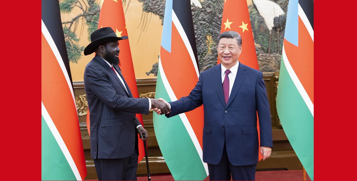 習近平會見南蘇丹總統(tǒng)基爾