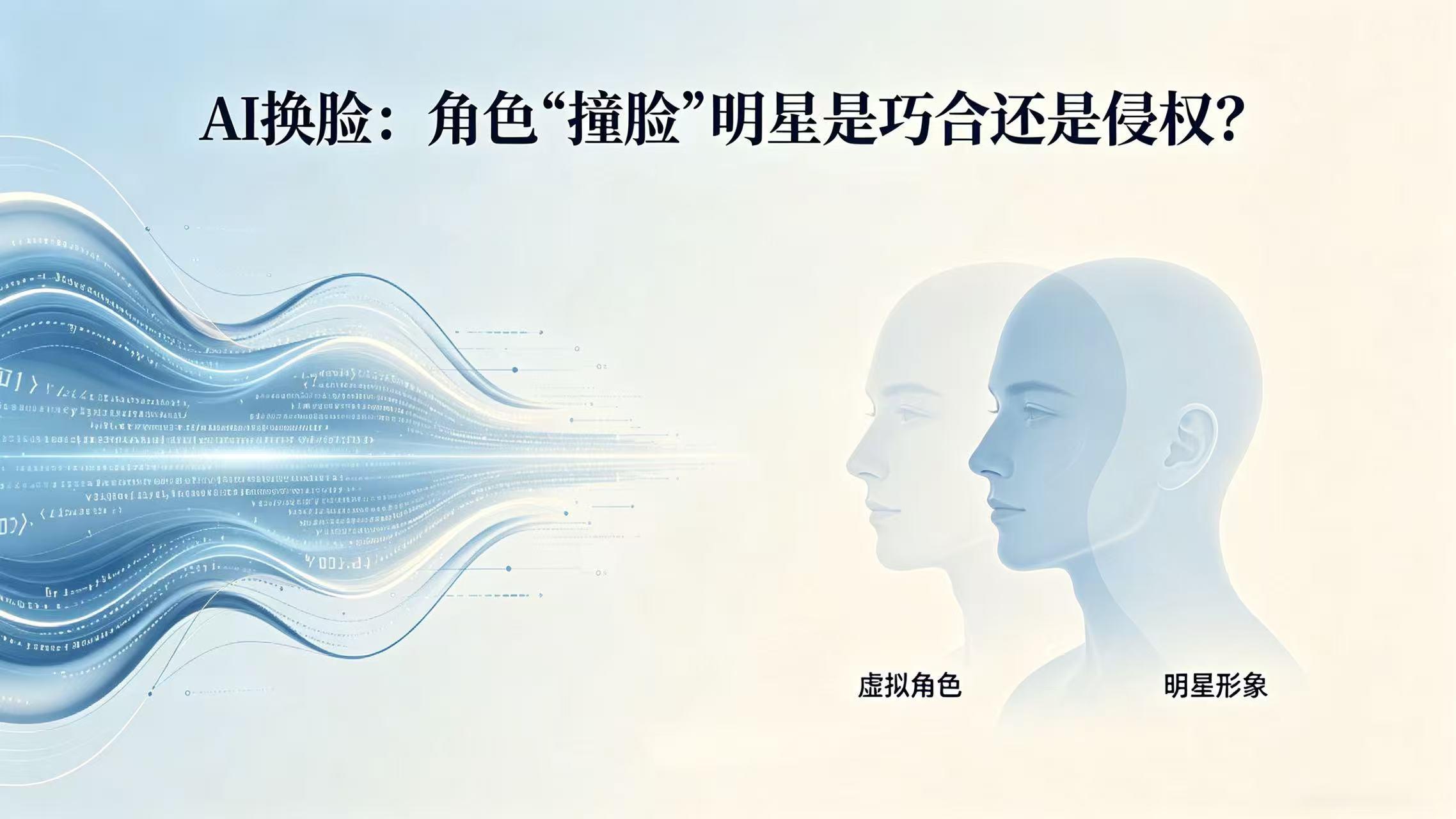 AI換臉讓角色“撞臉”明星，是巧合還是侵權？